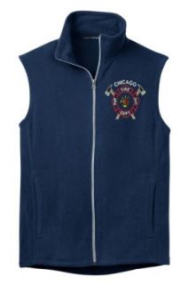 Port Authority Men's Chicago Fire Department Crossed Axe Microfleece Vest at  Mens Clothing store
