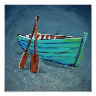 row boat print