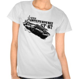USS Independence CV 62 Tshirts