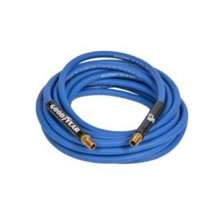 Goodyear Engineered Products 1/4 in. x 50 ft. 300 psi Coupled Male x Male NPT Air Hose in Blue 20463349