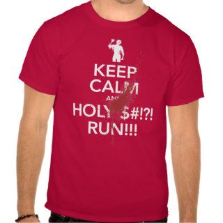 Keep Calm and RUN   Unisex T Shirt