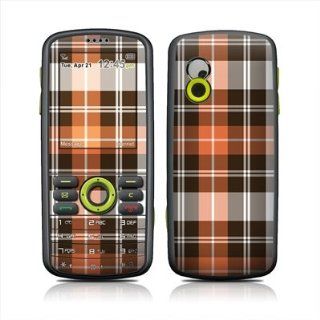 Copper Plaid Design Protective Skin Decal Sticker for Samsung Gravity SGH T459 Cell Phone Cell Phones & Accessories