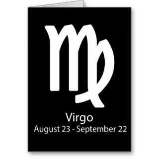 Virgo Zodiac sign Astrology Cards