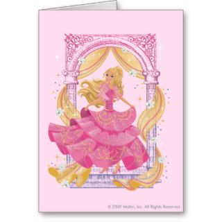 Barbie dancing around greeting cards