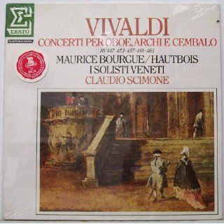 Vivaldi Concerti Per Oboe, Archi E Cembalo rv 447 453 457 461 463 Music