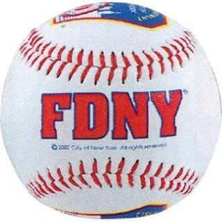 FDNY Baseball Officially Licensed by The New York Fire Department  Autographed Lovers  Sports & Outdoors