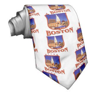 Boston Massachusetts Neck Ties