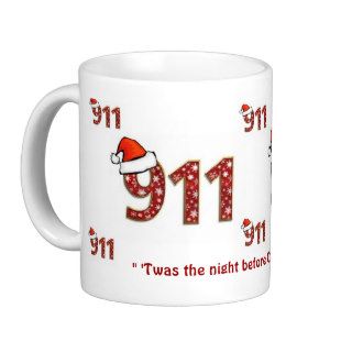 911 Twas the Night before Christmas Mug