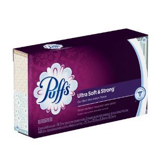 Puffs Ultra Soft & Strong Facial Tissues; 448 Count; Pack Of 8 Cube Boxes (56 Tissues Per Box) (Pack of 3) Health & Personal Care