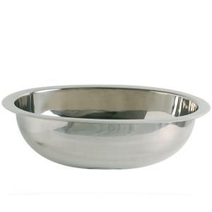 DECOLAV Simply Stainless Drop in Oval Bathroom Sink in Polished Stainless Steel 1210 P