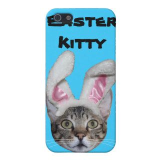 Easter Bunny Savannah Cat  iPhone 5 Case