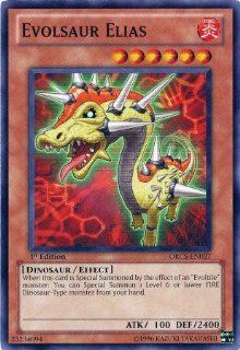 YuGiOh Zexal Order Of Chaos Single Card Evolsaur Elias ORCS EN027 Common Toys & Games
