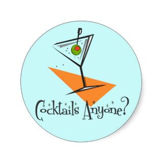 Cocktails Anyone? Sticker