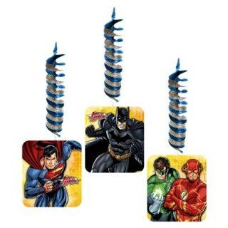 Justice League Superhero Party Decorations Danglers   3 Count Toys & Games