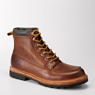 Fossil Men's Lewis Boot, Medium Brown, 10.5 M US Shoes