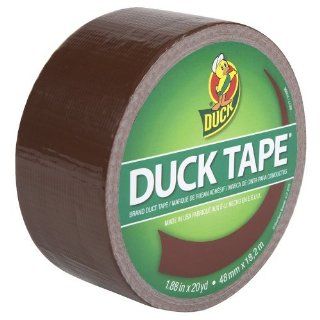 Duck Brand 1304965 Colored Duct Tape, Brown, 1.88 Inch by 20 Yards, Single Roll