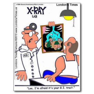 GI Tract Funny Gastrointestinal Medical Tees Gifts Post Card