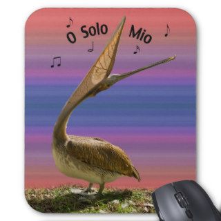 Brown Pelican in Song Mousepad