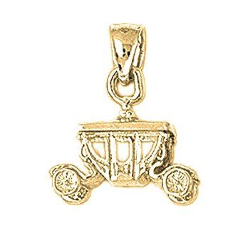 Gold Plated 925 Sterling Silver Jeep Pendant Jewels Obsession Jewelry