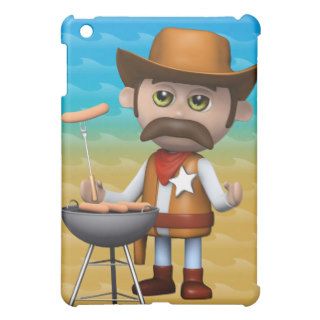 Funny 3d Cowboy Barbecue Cover For The iPad Mini