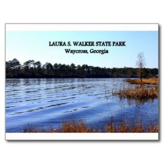 LAURA S. WALKER STATE PARK   Waycross, Georgia Postcard