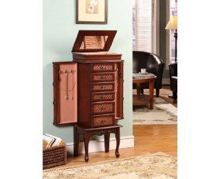 Nathan Direct 1003CH Mandalay Bay 6 Drawer Jewelry Armoire   Jewelry Boxes