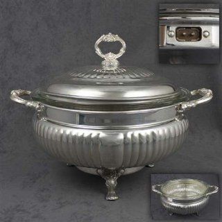 Casserole Dish, Covered by Sheridan Silver Co., Inc., Silverplate Sterling Silver Covered Dishes Kitchen & Dining