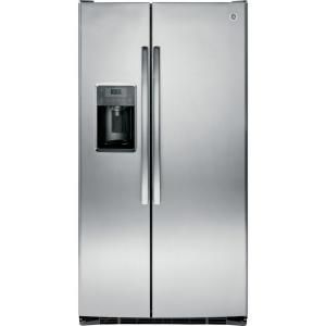 GE Adora 25.9 cu. ft. Side by Side Refrigerator in Stainless Steel DSE26JSESS