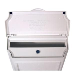 Whitehall Products White Wall Mailbox 16139