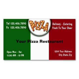 Pizza Business Cards