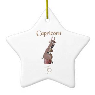 Capricorn Star Sign Ornament
