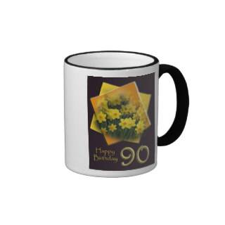 90th Happy Birthday Mug