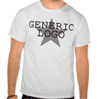 Generic logo star front t shirts