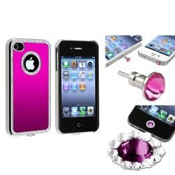 Bling Case/ Home Button Sticker/ Dust Cap for Apple iPhone 4/ 4S BasAcc Cases & Holders