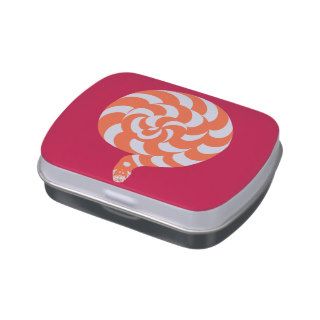 Snake looks like a lollipop candy tins