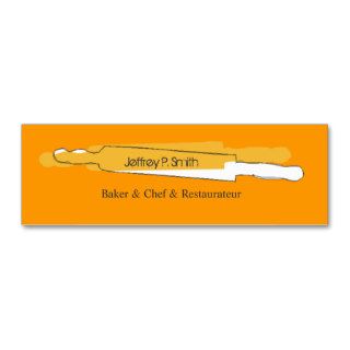 Chefs Rolling Pin Business Card Templates