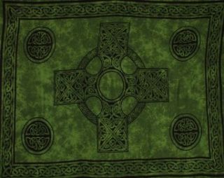 Celtic Sarong   Green Cross