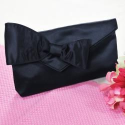 Black Bridesmaid Clutch with Survival Kit Wedding Invitations & Stationery