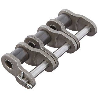Morse 60H 3 O/L Heavy Roller Chain Link, ANSI 60H 3, 3 Strands, Steel, 3/4" Pitch, 0.468" Roller Diamter, 1/2" Roller Width
