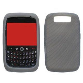 Soft Skin Case Fits RIM Blackberry 8900 Curve Smoke Wave Skin AT&T, T Mobile Cell Phones & Accessories
