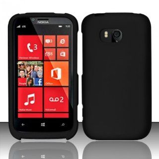 For Nokia Lumia 822 (Verizon) Rubberized Cover   Black Cell Phones & Accessories