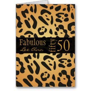 Personalized 50th Birthday Card for Baby Boomer Wo