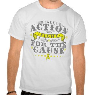 Ewings Sarcoma Take Action Fight For The Cause Tee Shirt