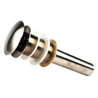 Fontaine Bathroom Vessel Sink Umbrella Drain without Overflow in Brushed Nickel LNF SVDRN BN