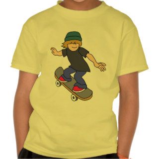Skateboard Kid T Shirts
