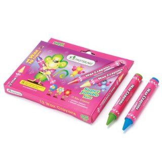Super Jumbo size Crayons (12 wax ct)   MasterArt brand Toys & Games