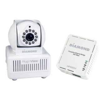 Diamond Multimedia Plug in View 12 FPS Wired Indoor Security Surveillance Camera Kit DISCONTINUED HP500CK