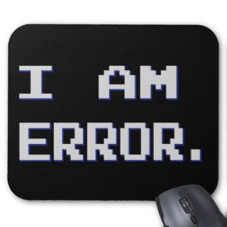 I am error mouse pad