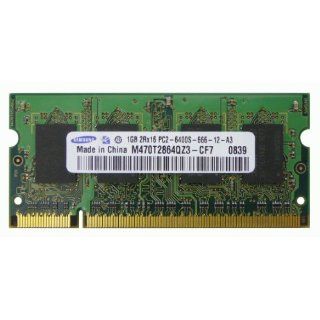 1GB DDR2 SODIMM 200pin PC2 6400 800MHz Samsung M470T2864QZ3 CF7 / M470T2864EH3 CF7 Computers & Accessories