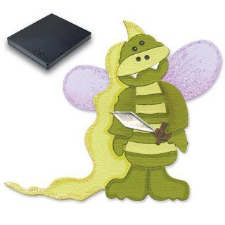 Sizzix 655477 Bigz Die   Dragon with Wings and Sword by Debi Adams Arts, Crafts & Sewing